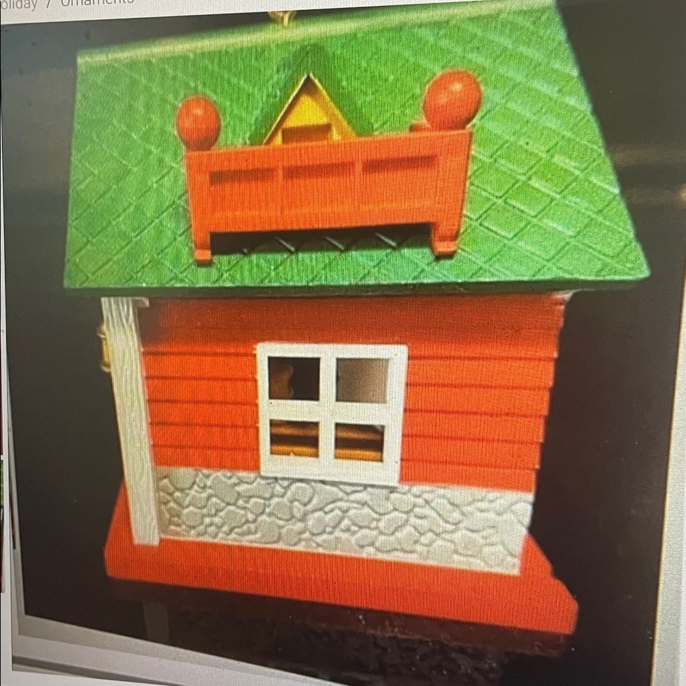 VTG 1991 NATIONAL RENNOC Christmas HOUSE ornament - Picture 3 of 4